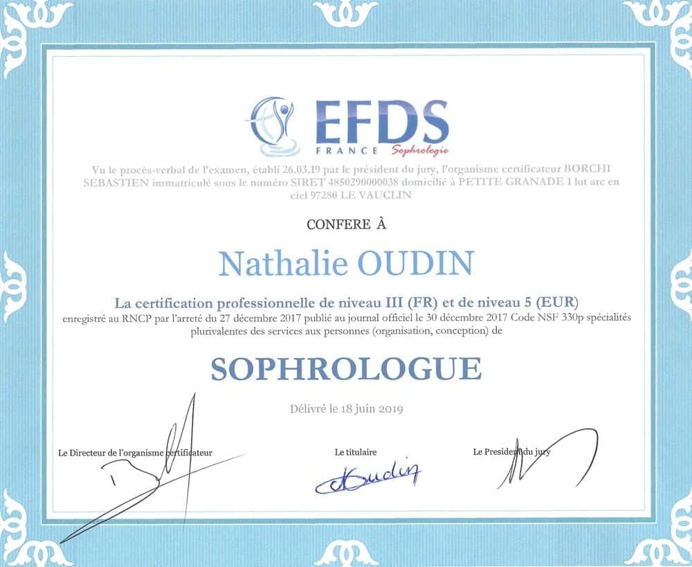 Diplôme certification sophrologue